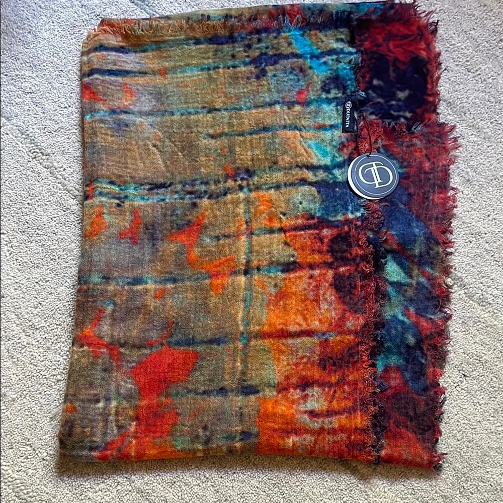 Dupatta Designs rectangular wool wrap